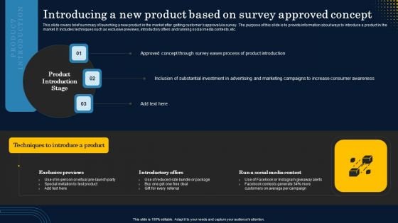 Introducing A New Product Based On Survey Approved Concept Guidelines PDF