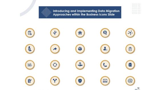 Introducing And Implementing Data Migration Approaches Within The Business Ppt PowerPoint Presentation Complete Deck With Slides