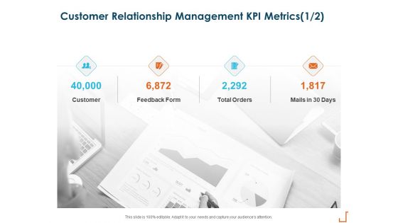 Introducing CRM Framework Within Organization Customer Relationship Management KPI Metrics Orders Background PDF