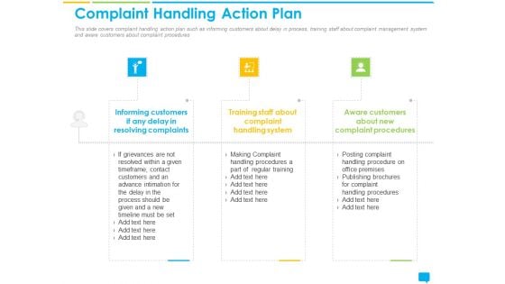Introducing Management System Effectively Handling Customer Queries Complaint Handling Action Plan Summary PDF