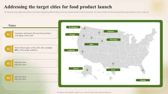 Introducing New Food Commodity Addressing The Target Cities For Food Product Demonstration PDF