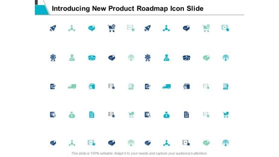 Introducing New Product Roadmap Icon Slide Business Ppt Powerpoint Presentation File Designs