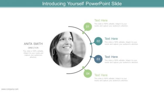 Introducing Yourself Powerpoint Slide