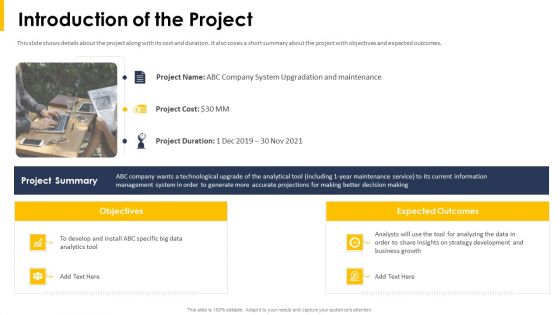 Introduction Of The Project Ppt Portfolio Graphic Images PDF Introduction Of The Project Ppt Portfolio Graphic Images PDF