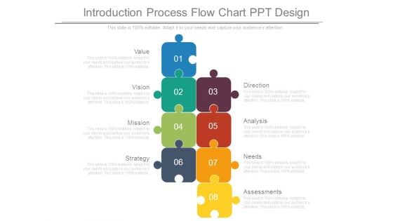 Introduction Process Flow Chart Ppt Design Introduction Process Flow Chart Ppt Design