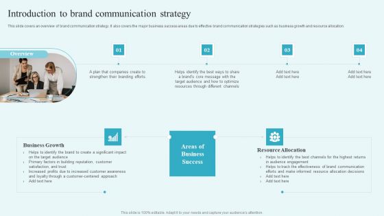 Introduction To Brand Communication Strategy Building A Comprehensive Brand Demonstration PDF