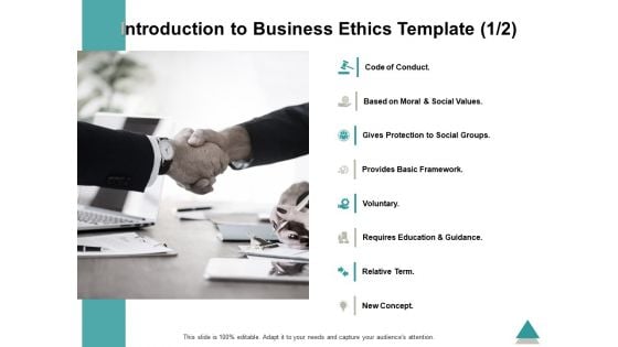 Introduction To Business Ethics Template Voluntary Ppt PowerPoint Presentation Summary Outfit