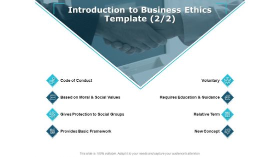 Introduction To Business Ethics Voluntary Ppt PowerPoint Presentation Slides Brochure