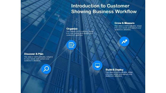 Introduction To Customer Showing Business Workflow Ppt PowerPoint Presentation Inspiration Guidelines PDF
