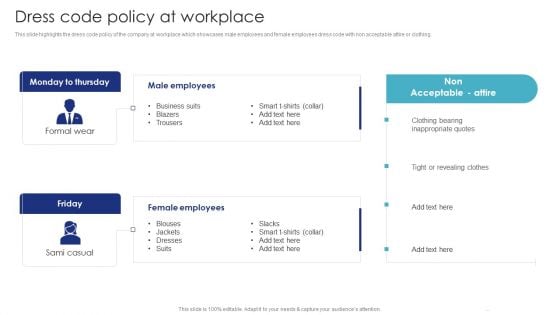 Introduction To Employee Onboarding And Induction Training Dress Code Policy At Workplace Ideas PDF