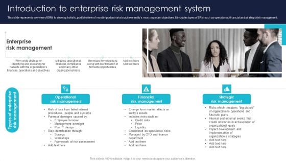 Introduction To Enterprise Risk Management System Pictures PDF