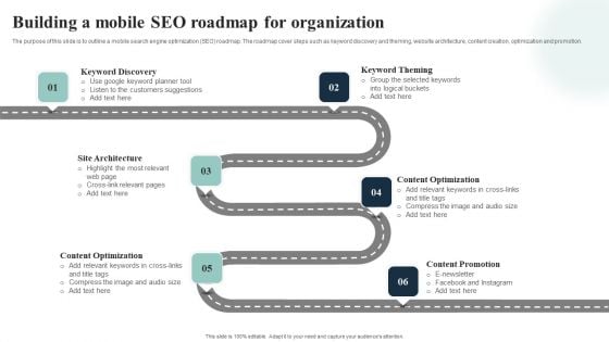 Introduction To Mobile SEM Building A Mobile SEO Roadmap For Organization Template PDF Introduction To Mobile SEM Building A Mobile SEO Roadmap For Organization Template PDF