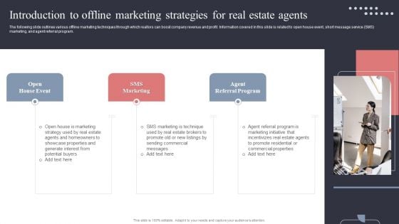 Introduction To Offline Marketing Strategies For Real Estate Agents Formats PDF