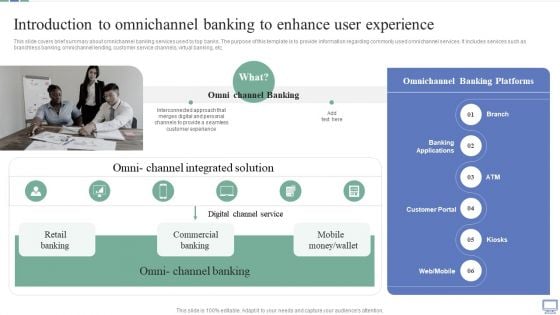 Introduction To Omnichannel Banking To Enhance User Experience Brochure PDF