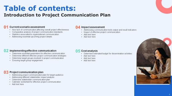 Introduction To Project Communication Plan Ppt PowerPoint Presentation Complete Deck With Slides Slide02