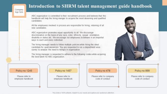 Introduction To SHRM Talent Management Guide Handbook Structure PDF Designs PDF