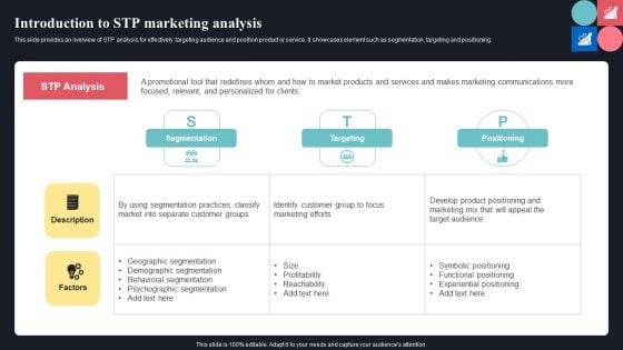 Introduction To STP Marketing Analysis Ppt File Graphics Download PDF