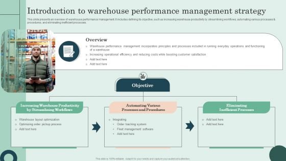 Introduction To Warehouse Performance Management Strategy Formats PDF Introduction To Warehouse Performance Management Strategy Formats PDF