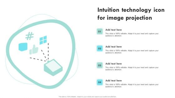 Intuition Technology Icon For Image Projection Ppt Outline Background PDF