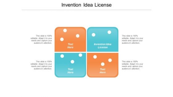 Invention Idea License Ppt PowerPoint Presentation Design Templates Cpb