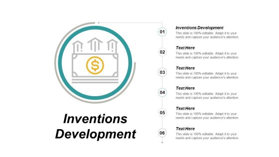 Inventions Development Ppt PowerPoint Presentation Show Demonstration Cpb