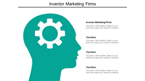 Inventor Marketing Firms Ppt PowerPoint Presentation Slides Graphics Pictures Cpb