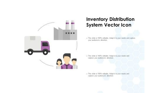 Inventory Distribution System Vector Icon Ppt PowerPoint Presentation Pictures Background Images