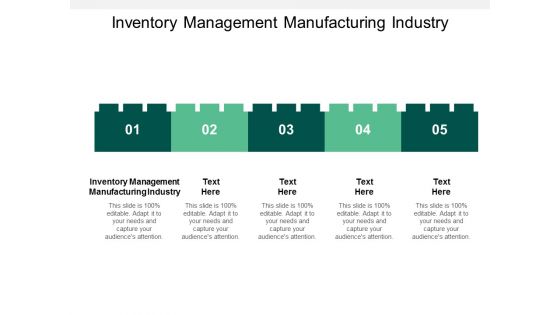 Inventory Management Manufacturing Industry Ppt PowerPoint Presentation Infographic Template Backgrounds Cpb