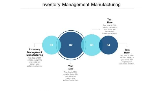 Inventory Management Manufacturing Ppt PowerPoint Presentation Infographics Cpb