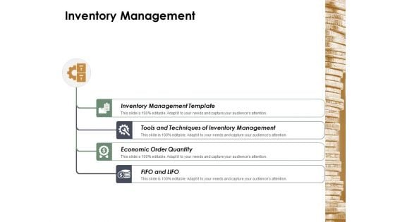 Inventory Management Ppt Powerpoint Presentation Ideas Outline