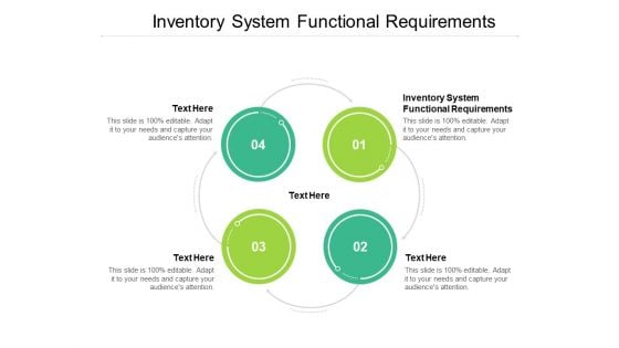 Inventory System Functional Requirements Ppt PowerPoint Presentation Tips Cpb