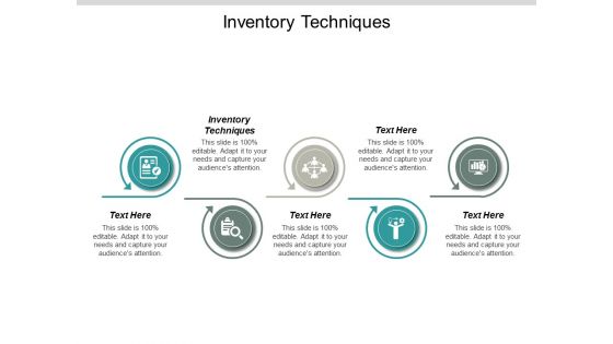 Inventory Techniques Ppt PowerPoint Presentation Summary Shapes Cpb