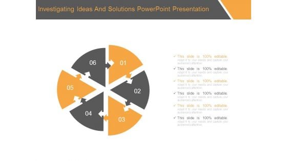 Investigating Ideas And Solutions Powerpoint Presentation