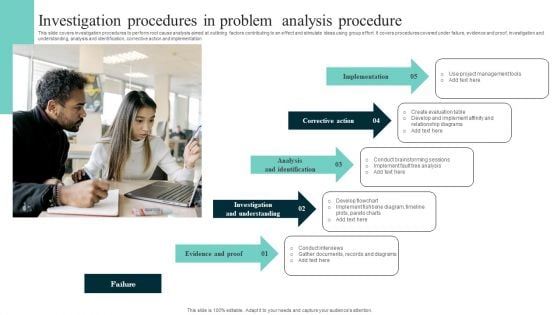 Investigation Procedures In Problem Analysis Procedure Template PDF