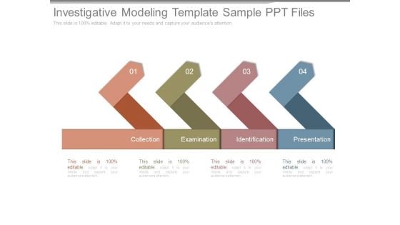 Investigative Modeling Template Sample Ppt Files