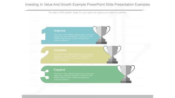 Investing In Value And Growth Example Powerpoint Slide Presentation Examples