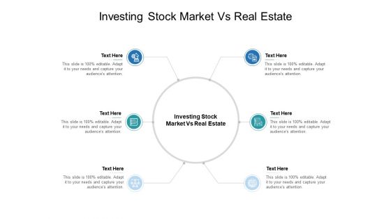 Investing Stock Market Vs Real Estate Ppt PowerPoint Presentation Slides Shapes Cpb