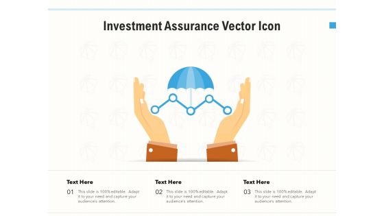 Investment Assurance Vector Icon Ppt PowerPoint Presentation Portfolio Gridlines PDF