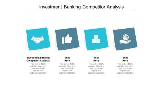 Investment Banking Competitor Analysis Ppt PowerPoint Presentation Infographics Clipart Images Cpb