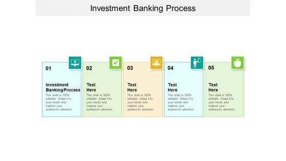 Investment Banking Process Ppt PowerPoint Presentation Outline Brochure Cpb