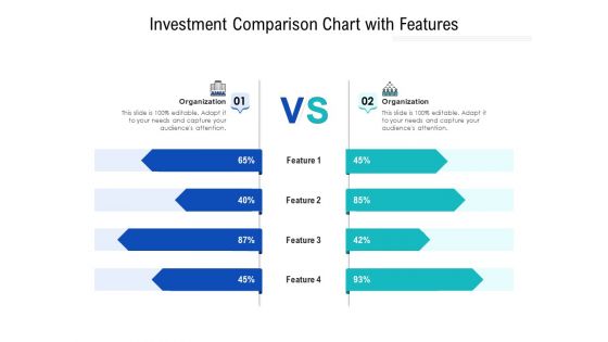 Investment Comparison Chart With Features Ppt PowerPoint Presentation File Structure PDF