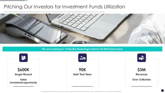 Investment Funds Utilization Pitching Our Investors Forinvestment Funds Utilization Elements PDF