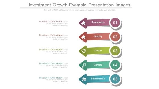 Investment Growth Example Presentation Images
