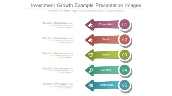 Investment Growth Example Presentation Images