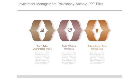 Investment Management Philosophy Sample Ppt Files