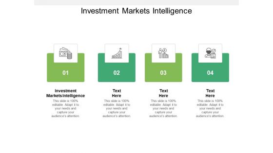 Investment Markets Intelligence Ppt PowerPoint Presentation Portfolio Infographic Template Cpb Pdf