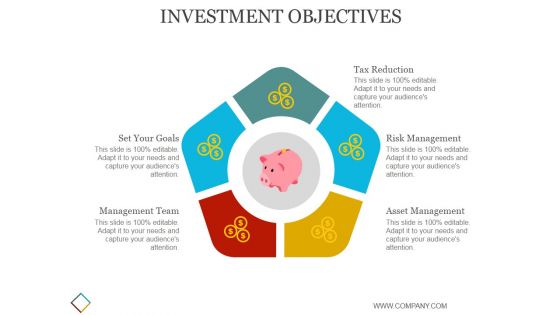 Investment Objectives Template 2 Ppt PowerPoint Presentation Topics