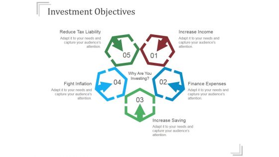 Investment Objectives Templates 1 Ppt PowerPoint Presentation Show
