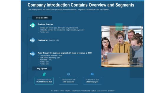 Investment Pitch To Generate Capital From Series B Venture Round Company Introduction Contains Overview And Segments Clipart PDF Investment Pitch To Generate Capital From Series B Venture Round Company Introduction Contains Overview And Segments Clipart PDF