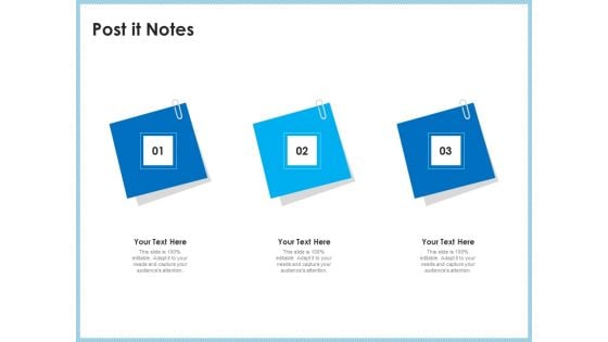 Investment Pitch To Generating Capital From Mezzanine Credit Post It Notes Inspiration PDF